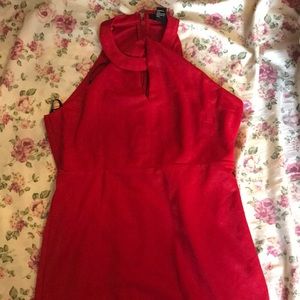 Forever 21 | Red Keyhole Dress